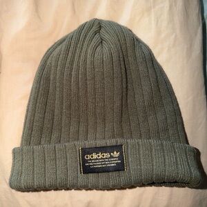 Adidas Khaki Ribbed Beanie